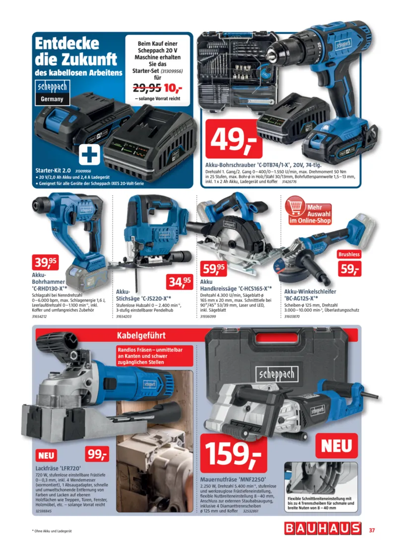 Bauhaus Prospekt vom 29.11.2025, Seite 37