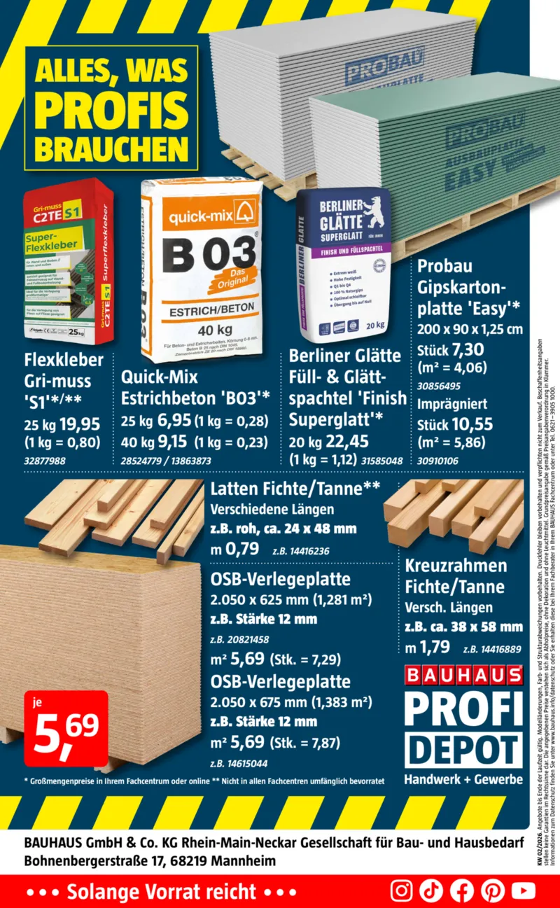 Bauhaus Prospekt vom 03.01.2026, Seite 14