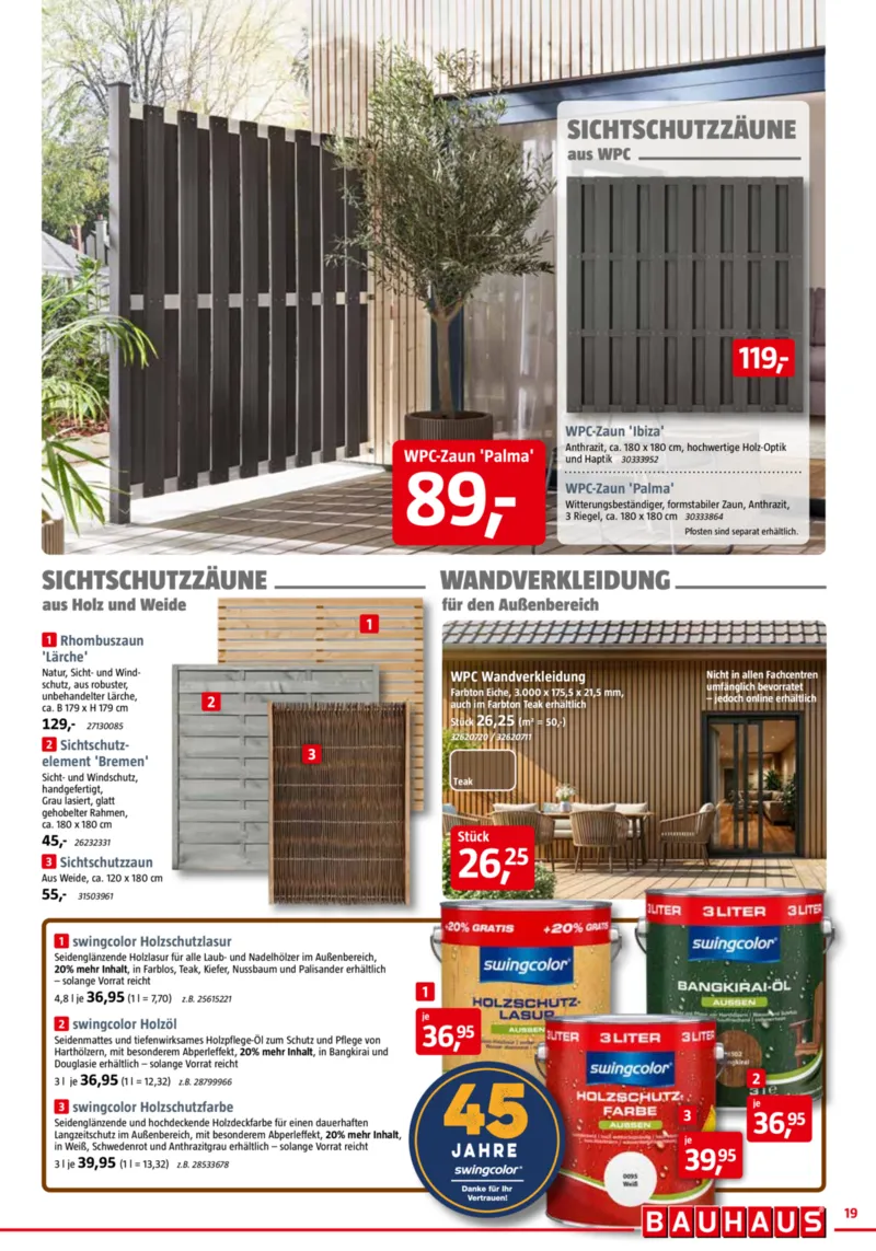 Bauhaus Prospekt vom 28.02.2026, Seite 19