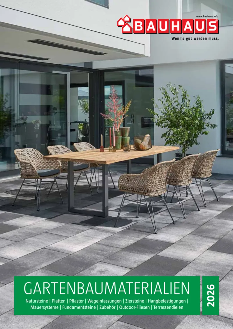 Bauhaus Prospekt vom 02.03.2026, Seite 1