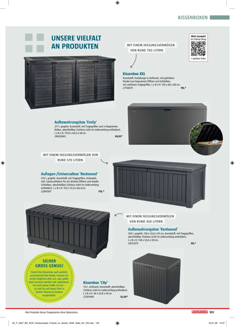 Bauhaus Prospekt vom 02.03.2026, Seite 103
