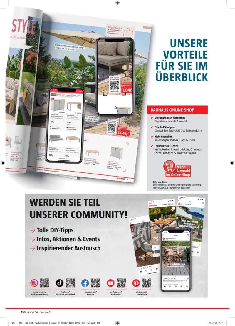 Bauhaus Prospekt vom 02.03.2026, Seite 158