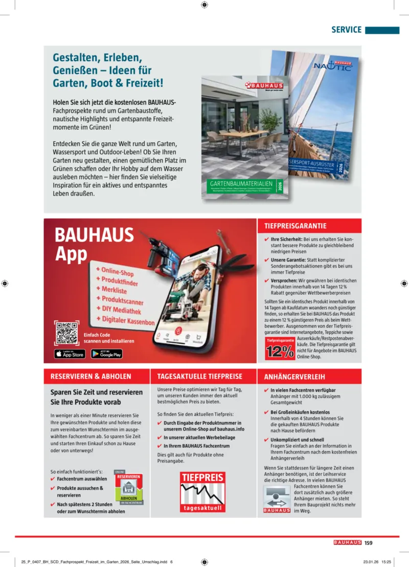 Bauhaus Prospekt vom 02.03.2026, Seite 159