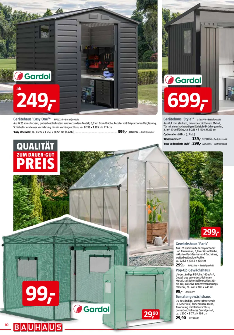 Bauhaus Prospekt vom 28.03.2026, Seite 10