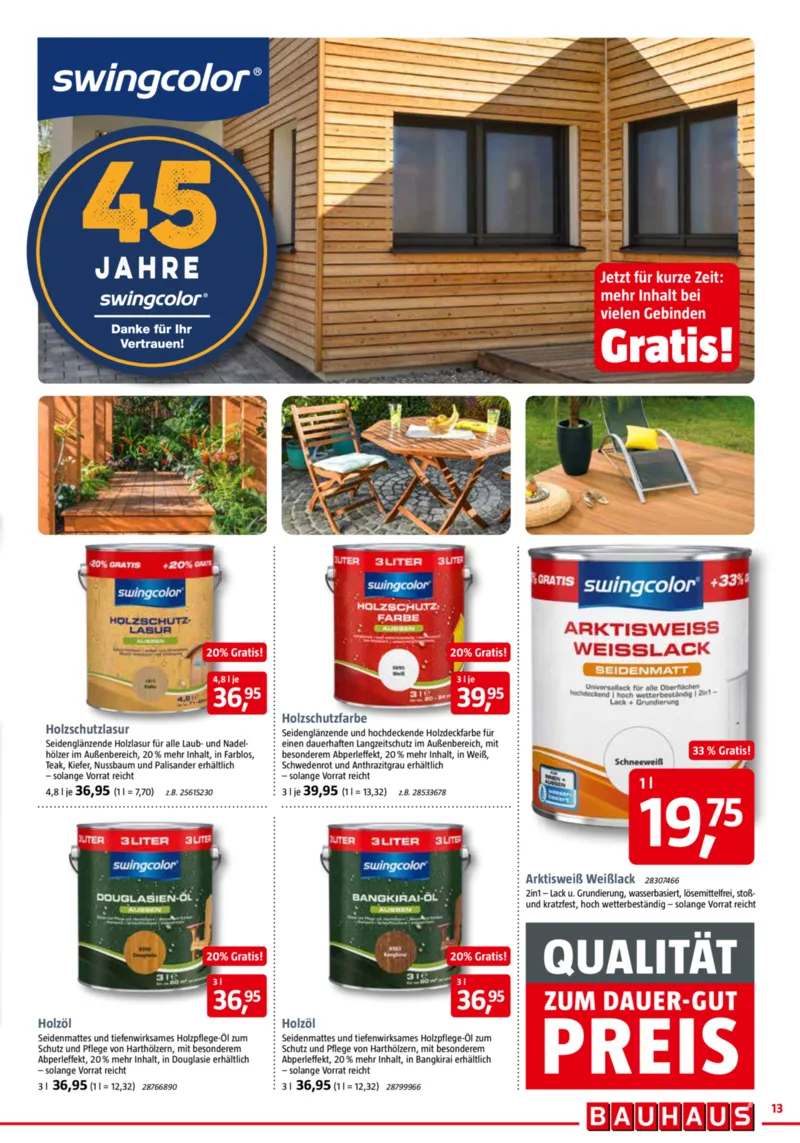 Bauhaus Prospekt vom 28.03.2026, Seite 13