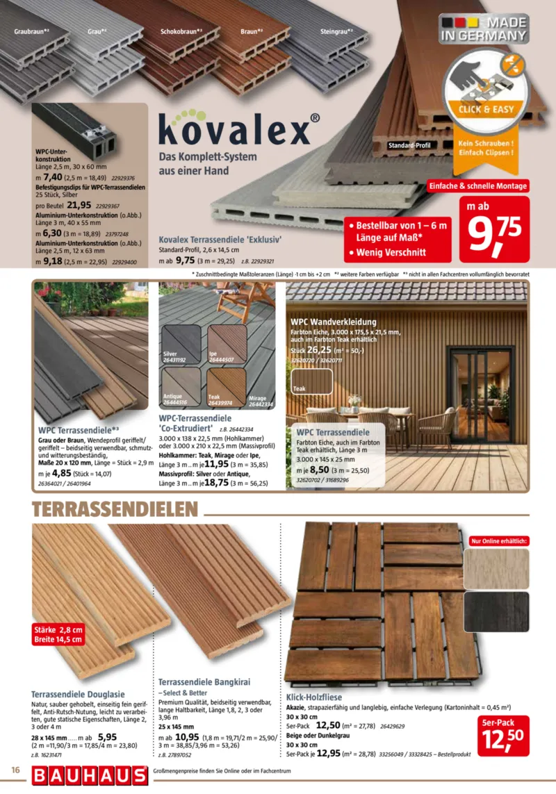 Bauhaus Prospekt vom 28.03.2026, Seite 16