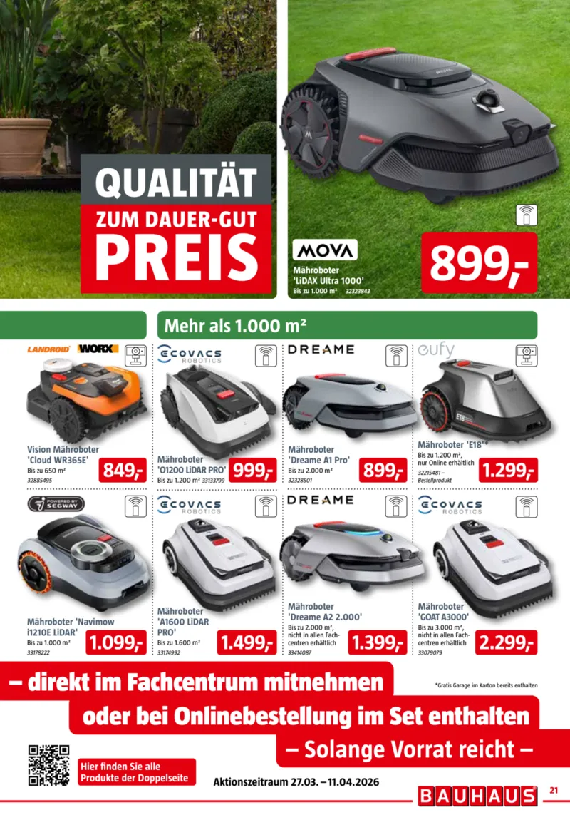 Bauhaus Prospekt vom 28.03.2026, Seite 21