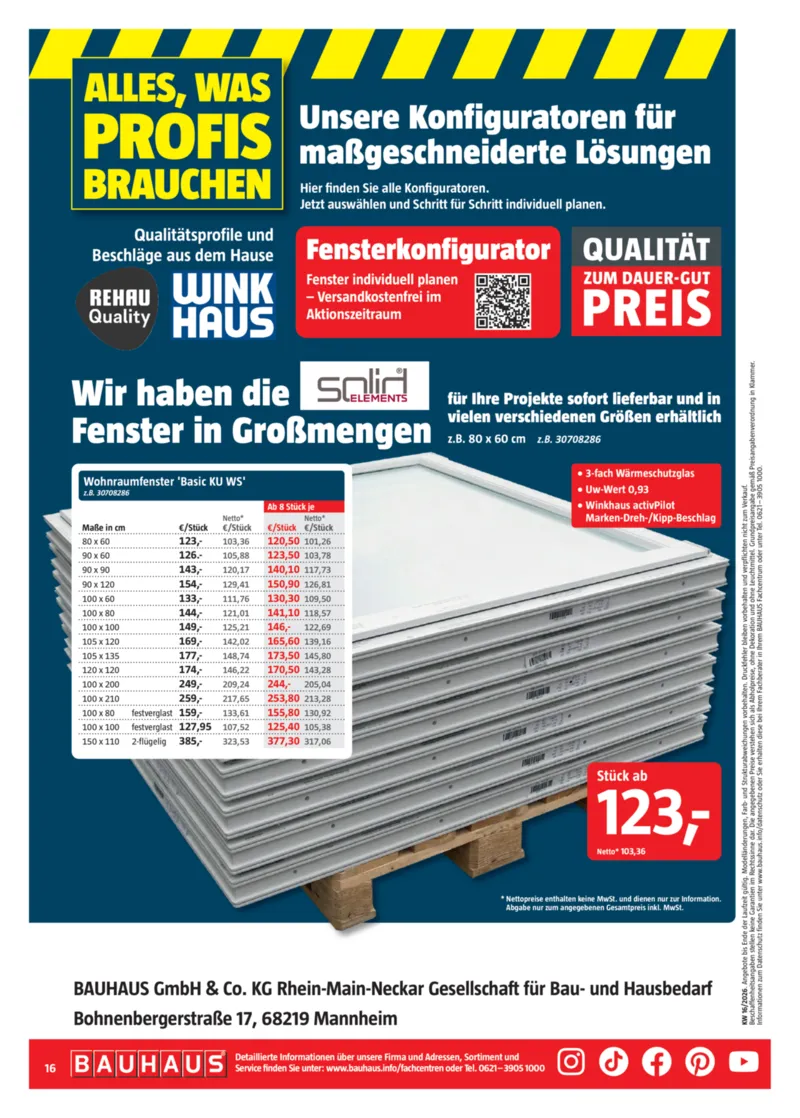 Bauhaus Prospekt vom 11.04.2026, Seite 16