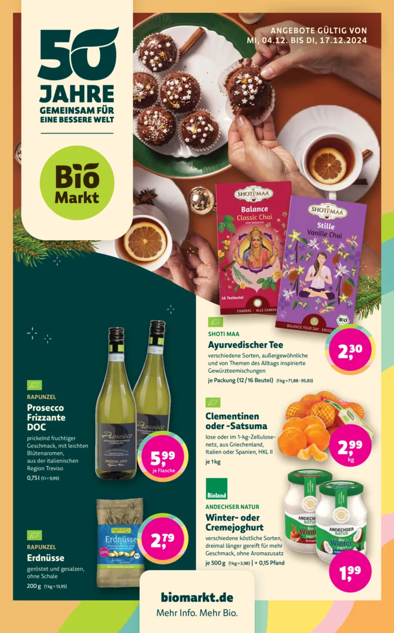 BioMarkt Prospekt vom 04.12.2024, Seite 1