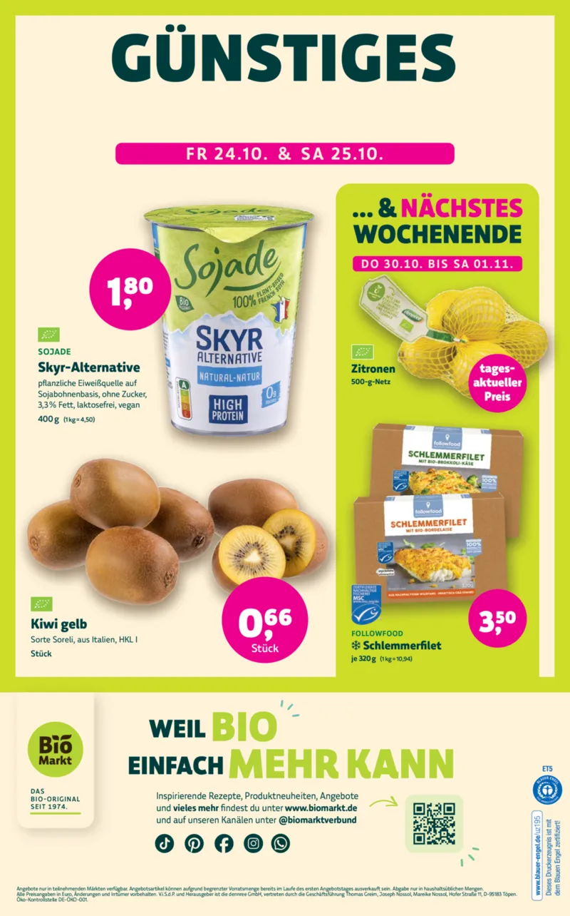BioMarkt Prospekt vom 22.10.2025, Seite 14