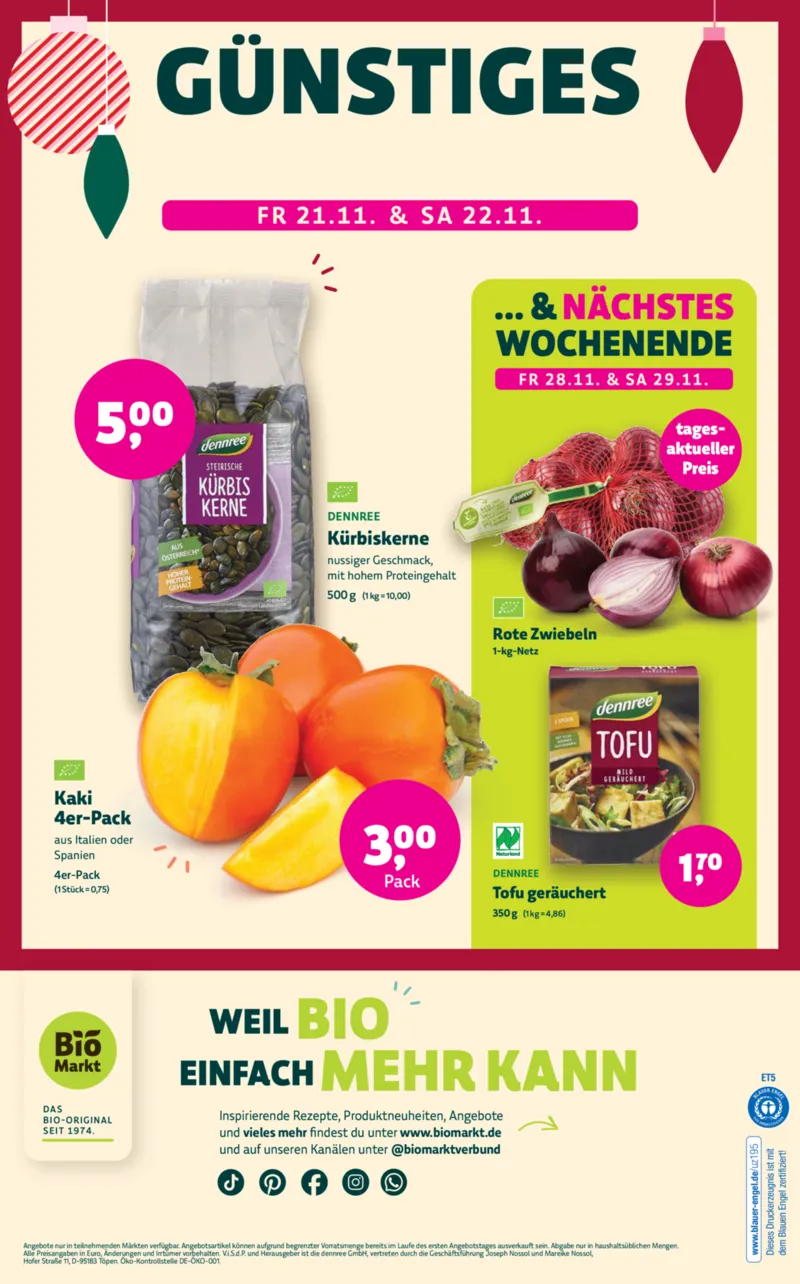 BioMarkt Prospekt vom 19.11.2025, Seite 18