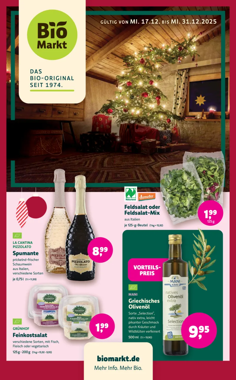 BioMarkt Prospekt vom 17.12.2025, Seite 1