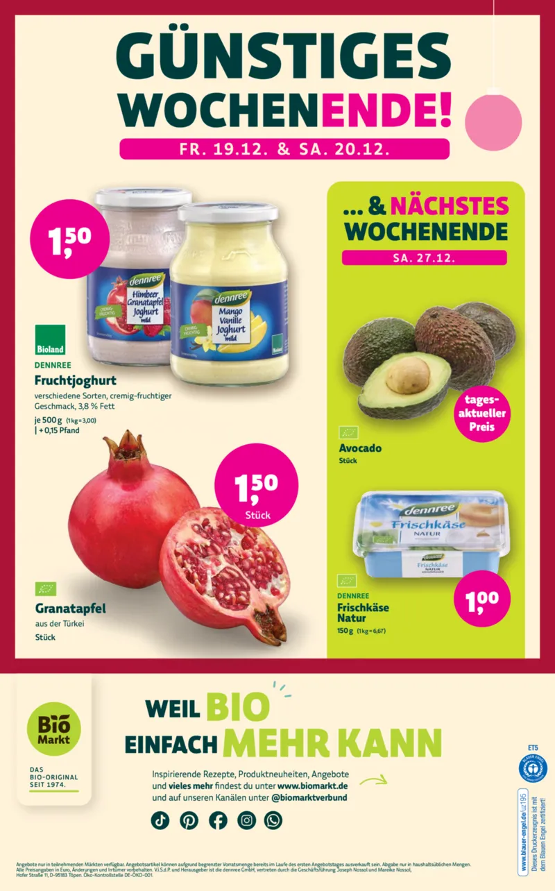 BioMarkt Prospekt vom 17.12.2025, Seite 16