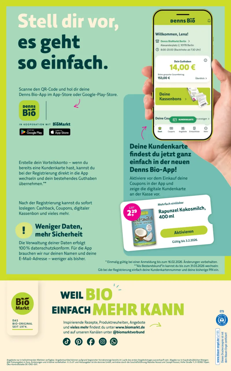 BioMarkt Prospekt vom 28.01.2026, Seite 14