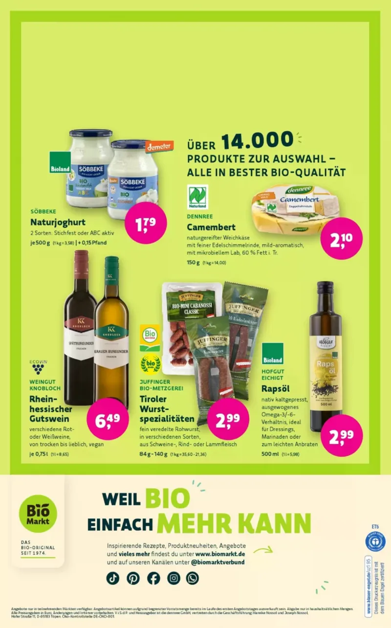 BioMarkt Prospekt vom 25.02.2026, Seite 12