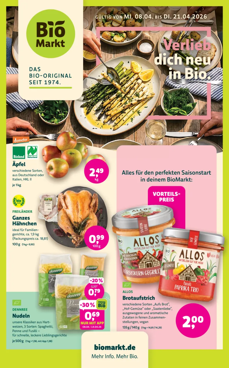BioMarkt Prospekt vom 08.04.2026, Seite 1