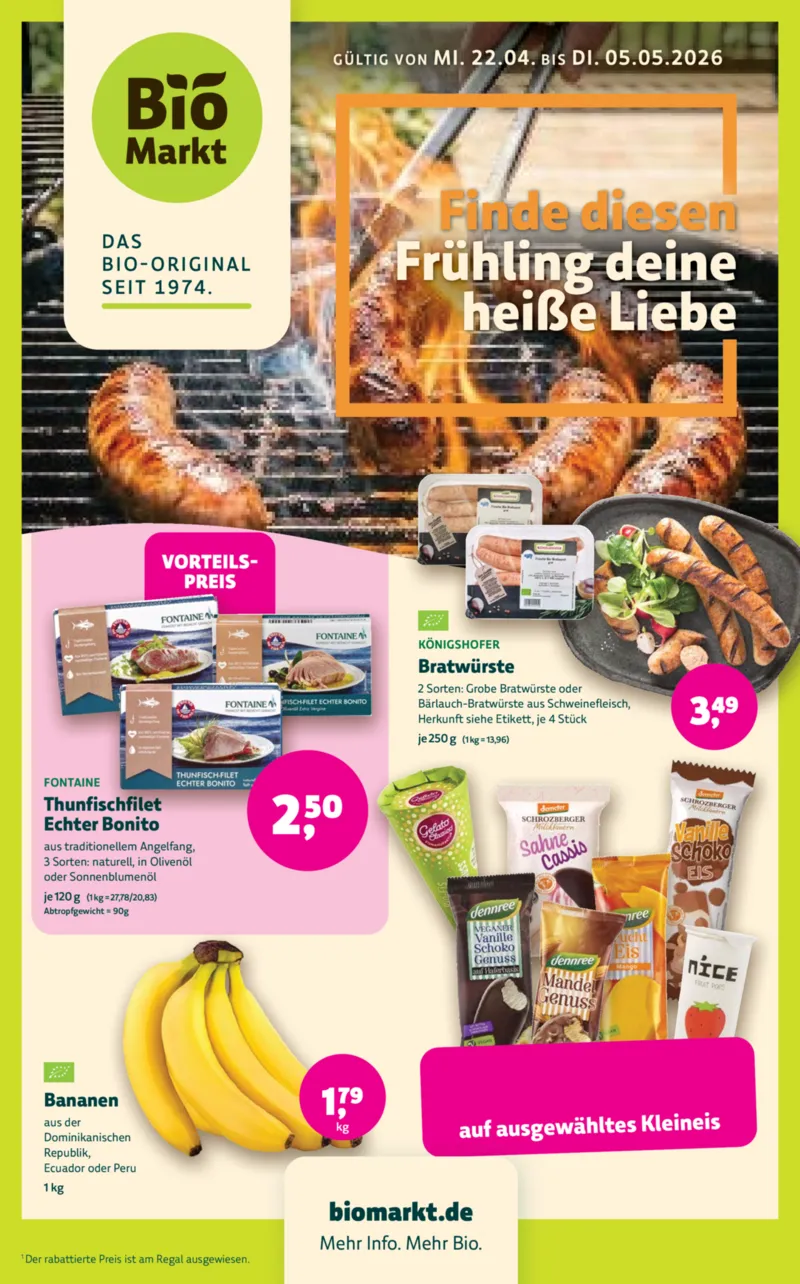 BioMarkt Prospekt vom 22.04.2026, Seite 1