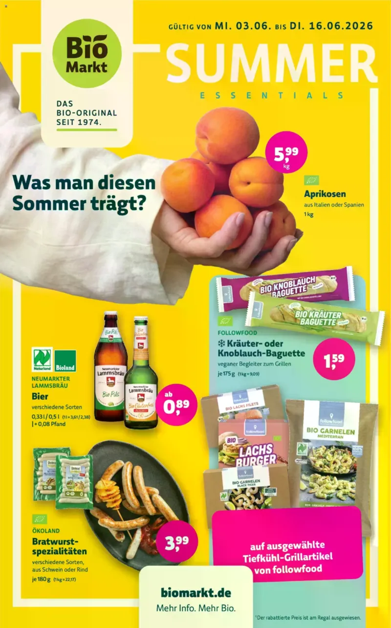 BioMarkt Prospekt vom 03.06.2026, Seite 1