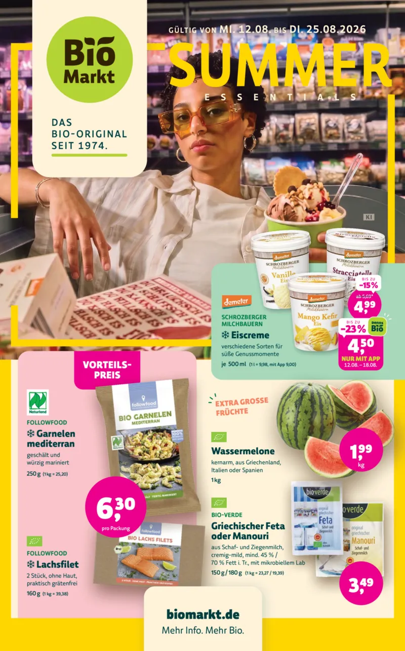 BioMarkt Prospekt vom 12.08.2026, Seite 1