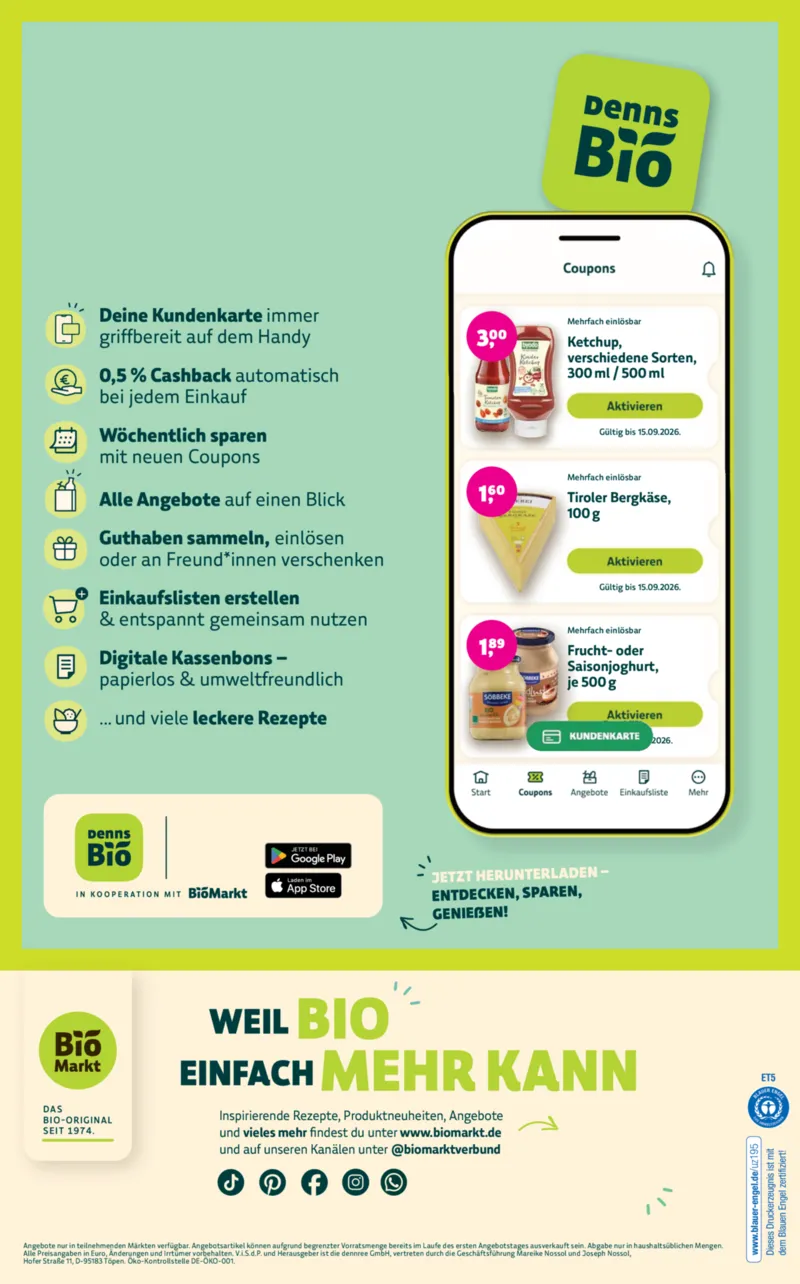 BioMarkt Prospekt vom 09.09.2026, Seite 14