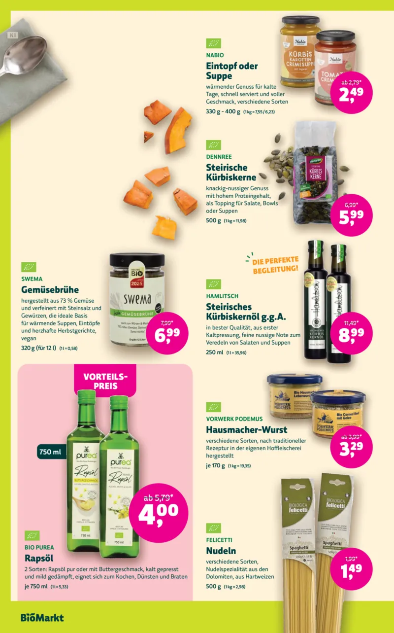 BioMarkt Prospekt vom 23.09.2026, Seite 10