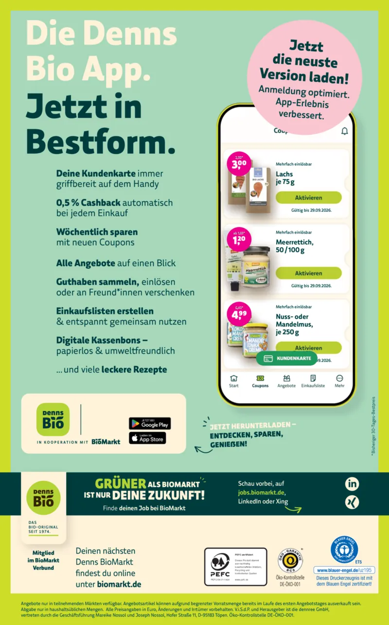 BioMarkt Prospekt vom 23.09.2026, Seite 18