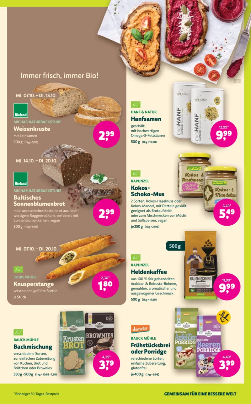 BioMarkt Prospekt vom 07.10.2026, Seite 11