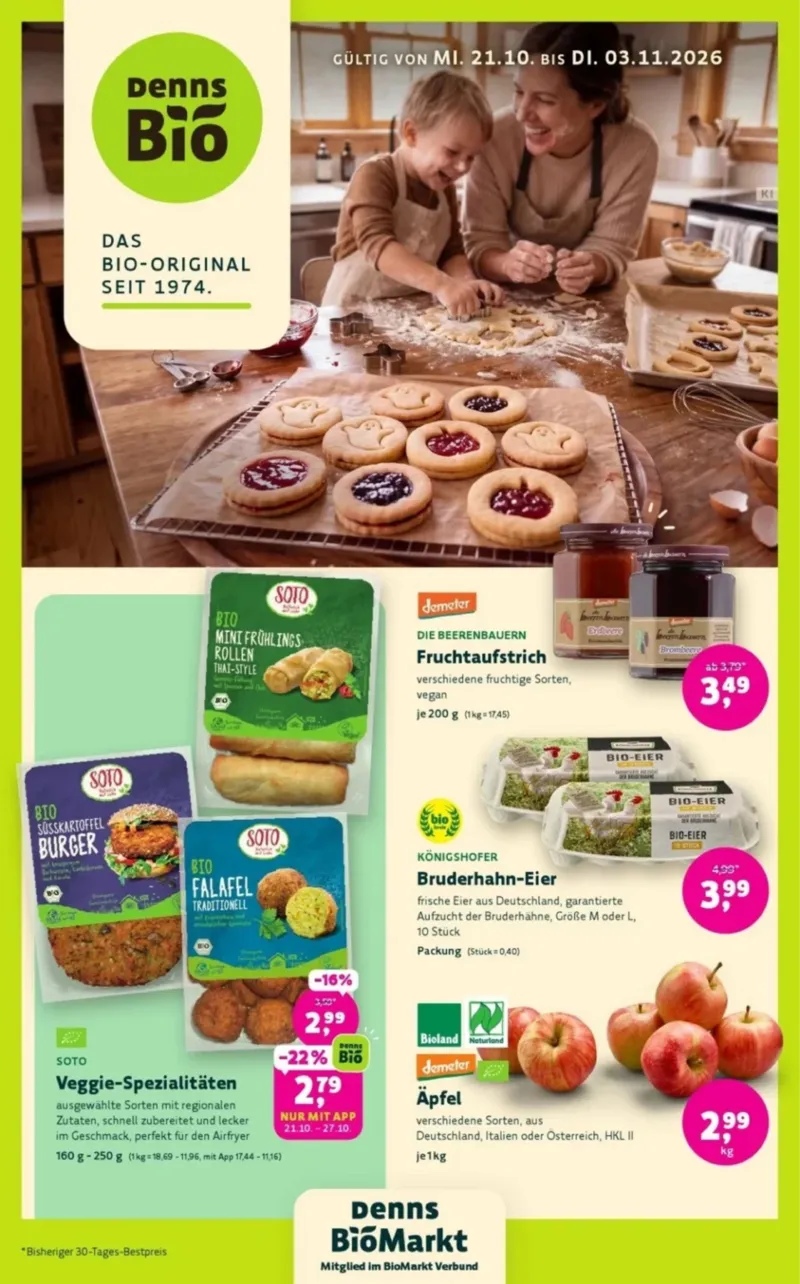 BioMarkt Prospekt vom 21.10.2026, Seite 1