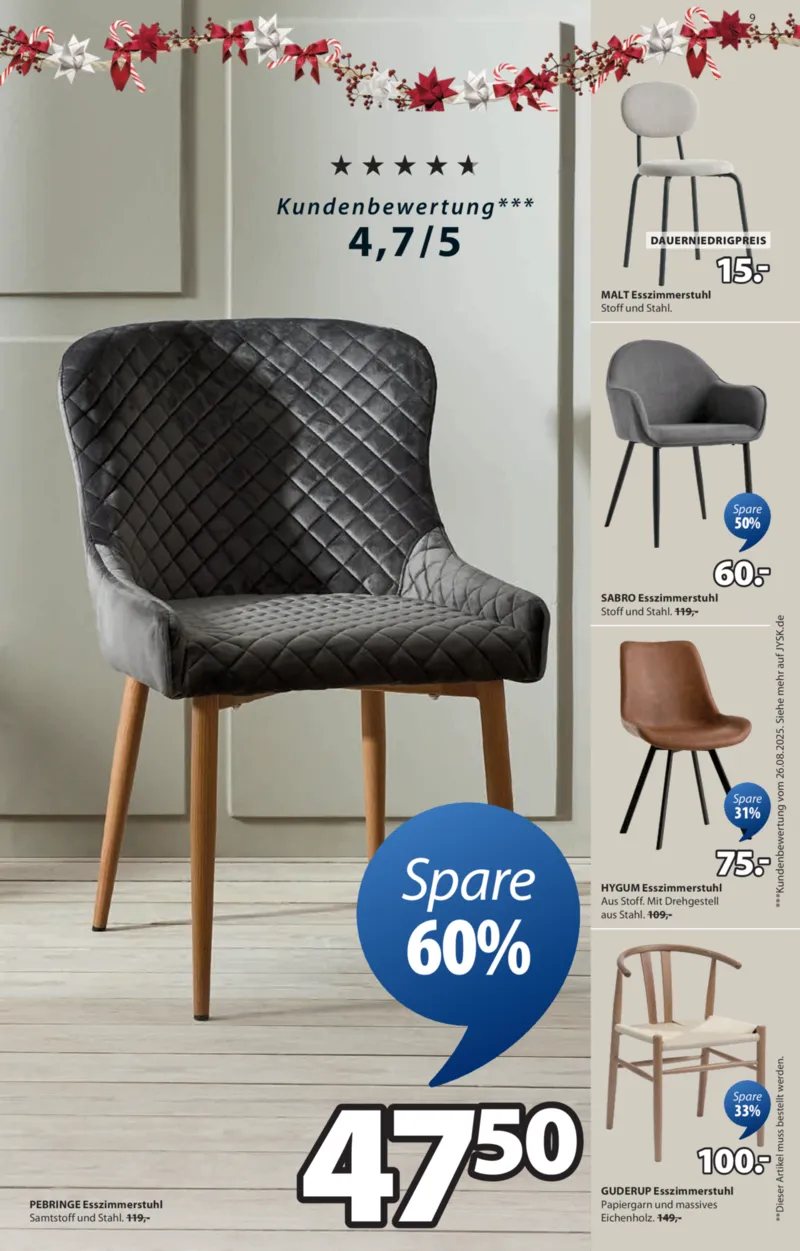 JYSK Prospekt vom 03.11.2025, Seite 9