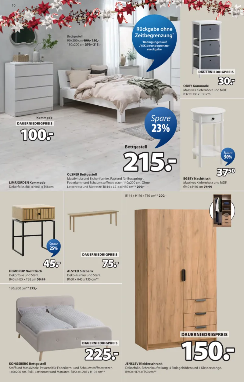 JYSK Prospekt vom 03.11.2025, Seite 10