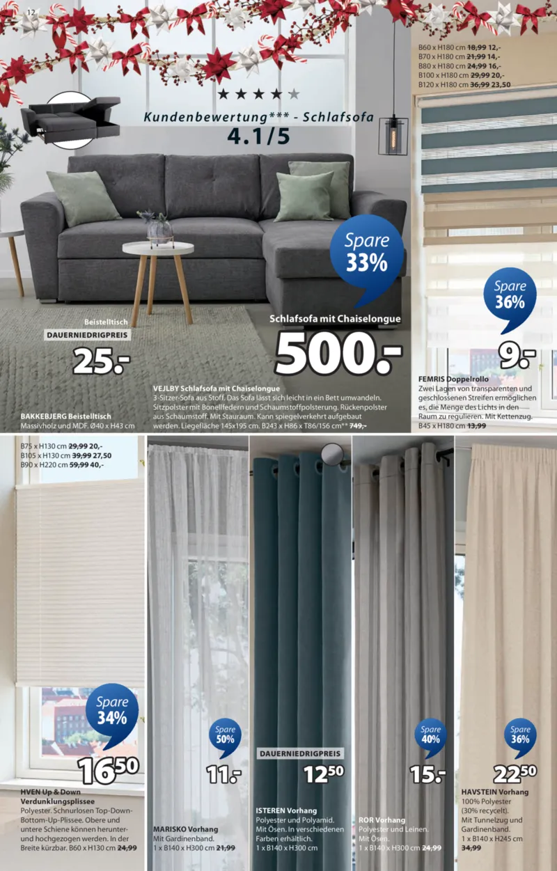 JYSK Prospekt vom 03.11.2025, Seite 12
