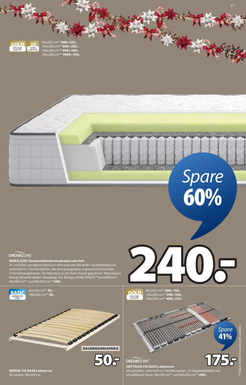 JYSK Prospekt vom 03.11.2025, Seite 21