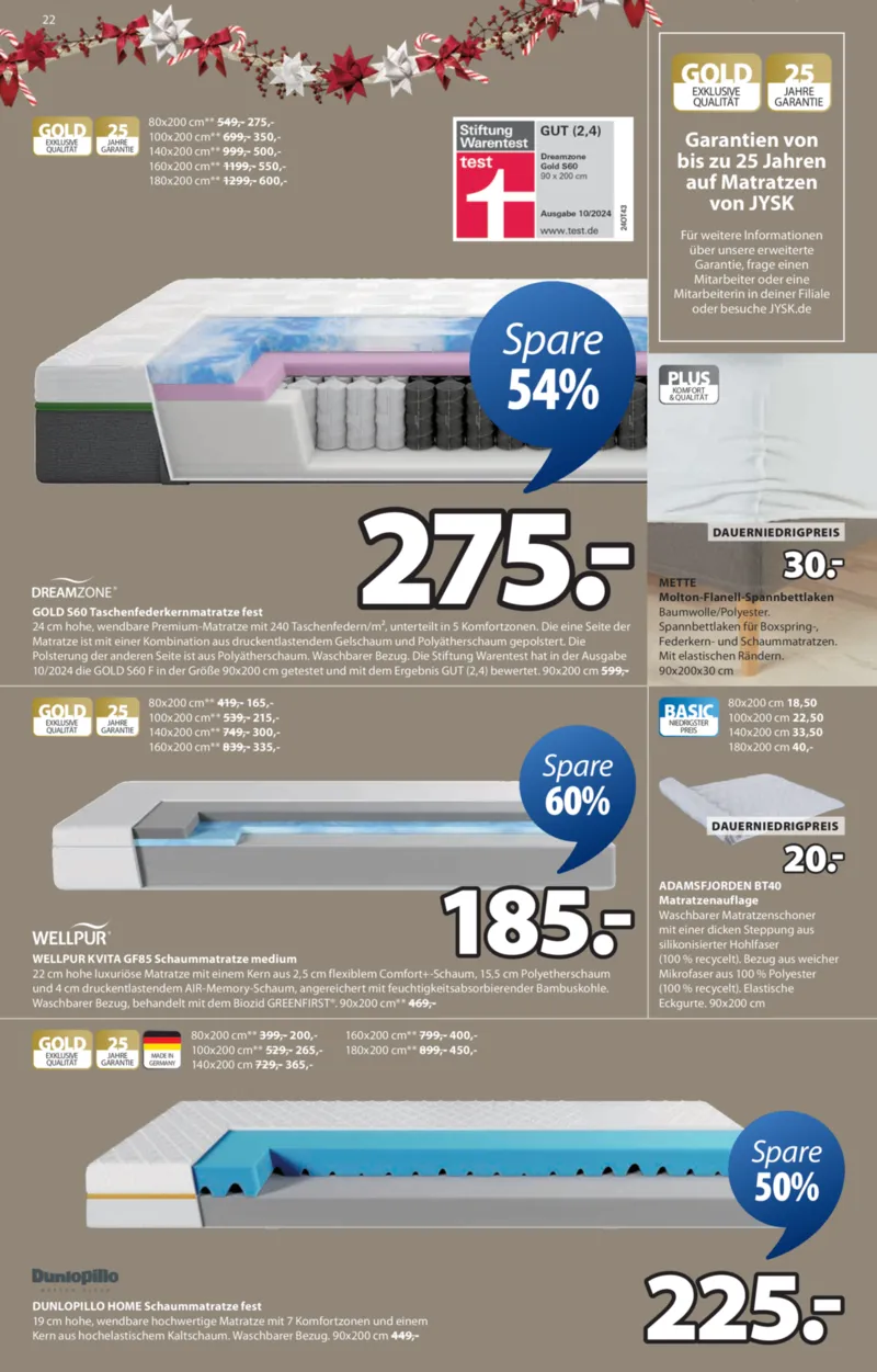 JYSK Prospekt vom 03.11.2025, Seite 22