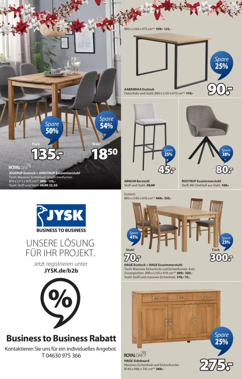 JYSK Prospekt vom 03.11.2025, Seite 8