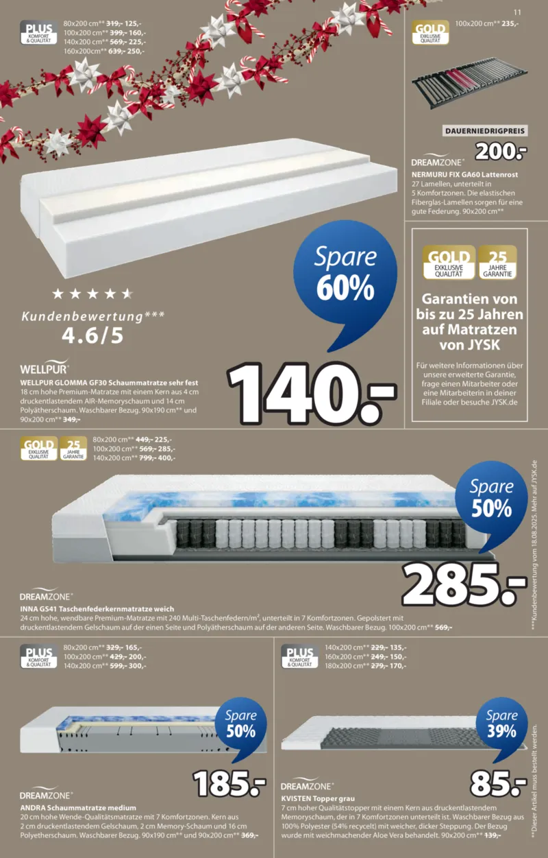 JYSK Prospekt vom 10.11.2025, Seite 11