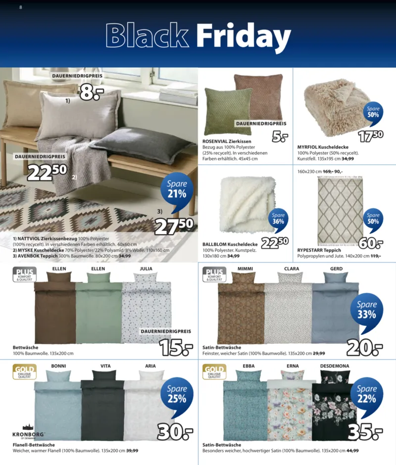 JYSK Prospekt vom 17.11.2025, Seite 8
