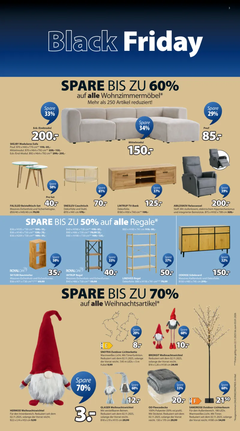 JYSK Prospekt vom 24.11.2025, Seite 3