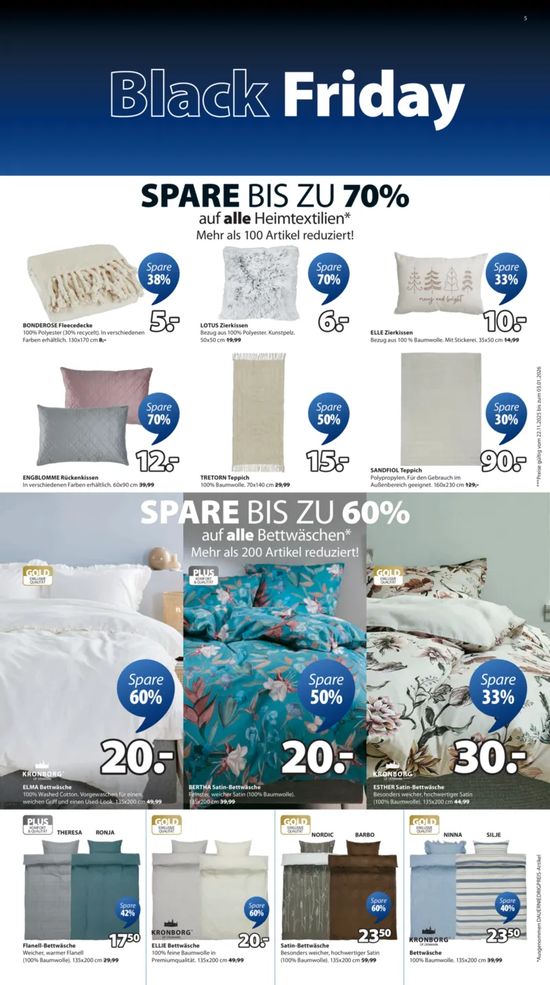 JYSK Prospekt vom 24.11.2025, Seite 5