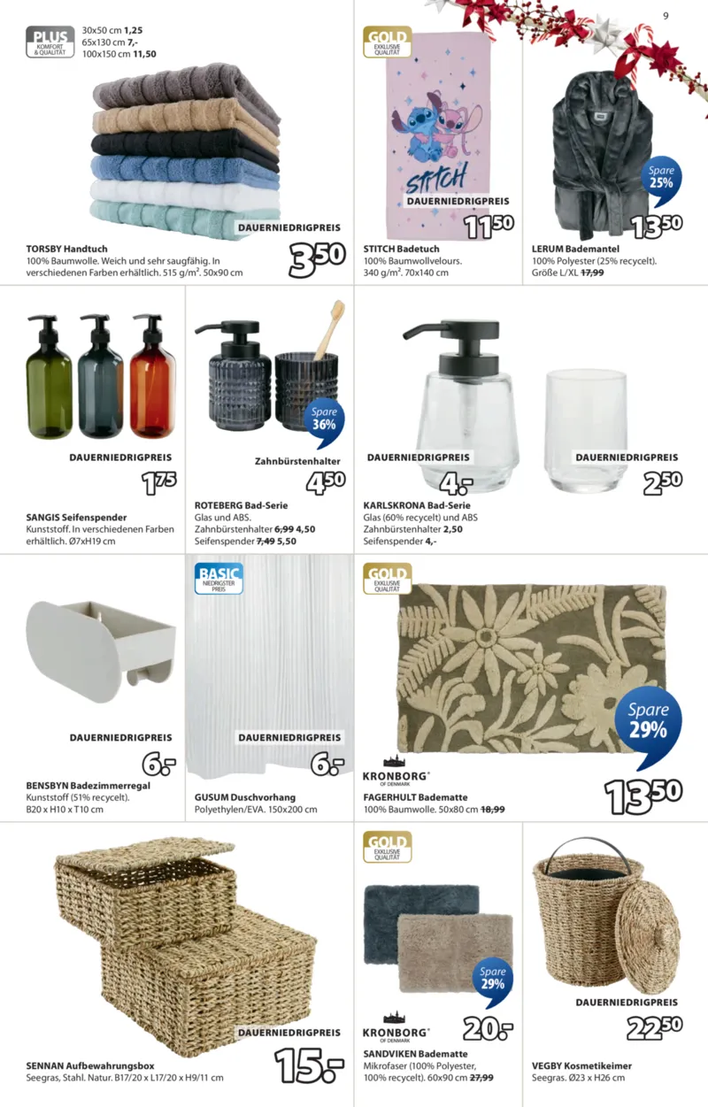 JYSK Prospekt vom 08.12.2025, Seite 9