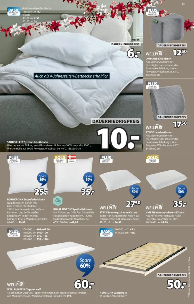 JYSK Prospekt vom 08.12.2025, Seite 13