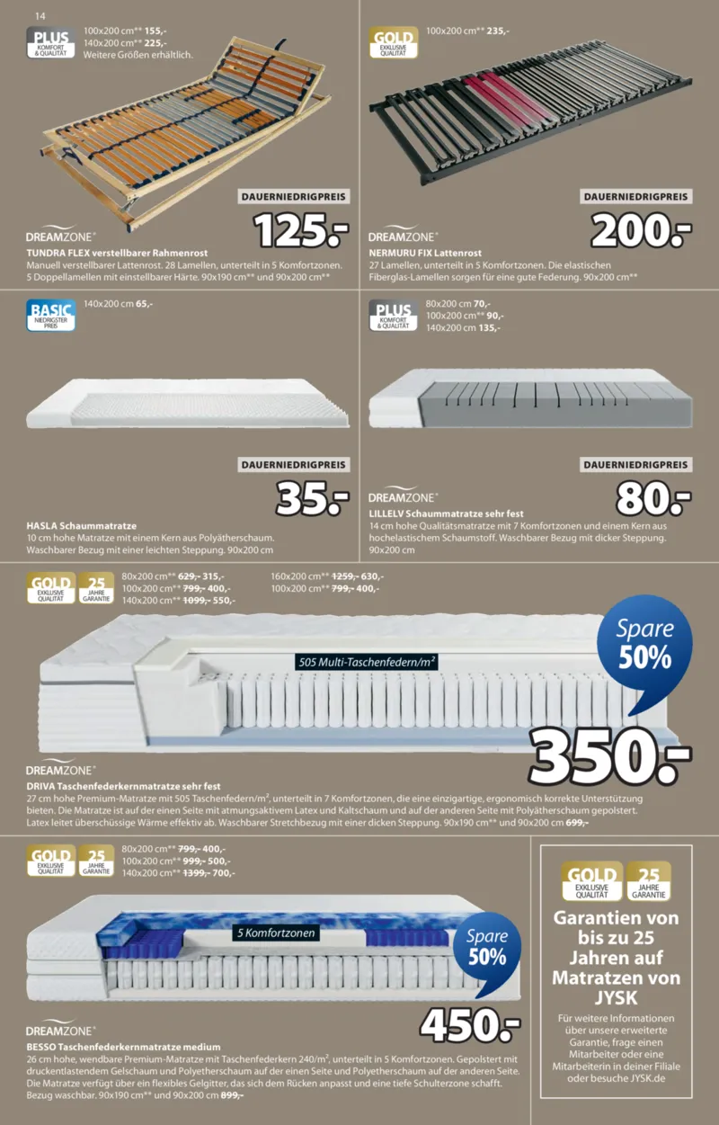JYSK Prospekt vom 08.12.2025, Seite 14