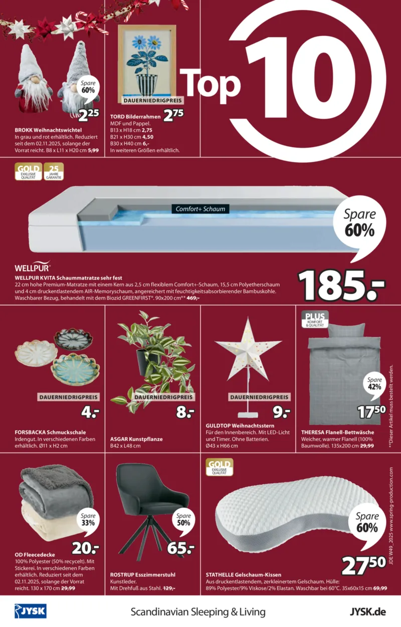 JYSK Prospekt vom 08.12.2025, Seite 16
