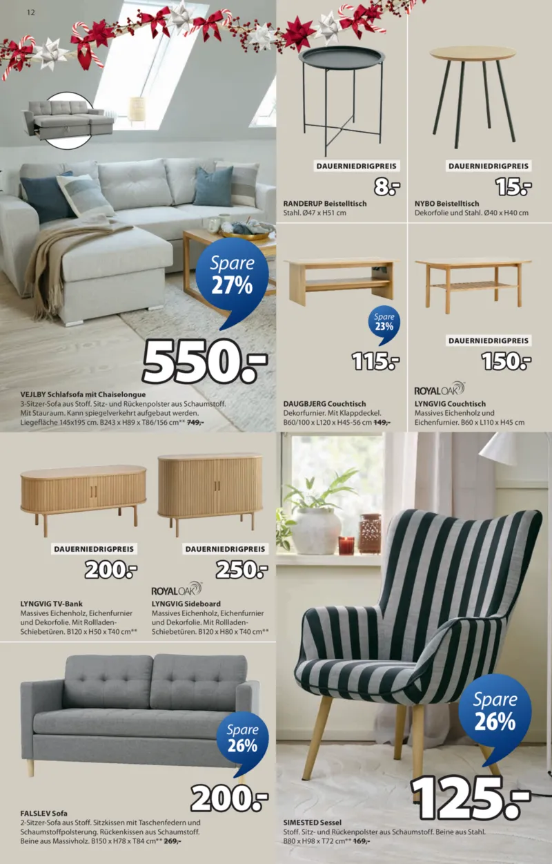 JYSK Prospekt vom 15.12.2025, Seite 12