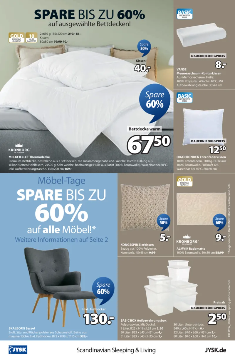 JYSK Prospekt vom 09.02.2026, Seite 8