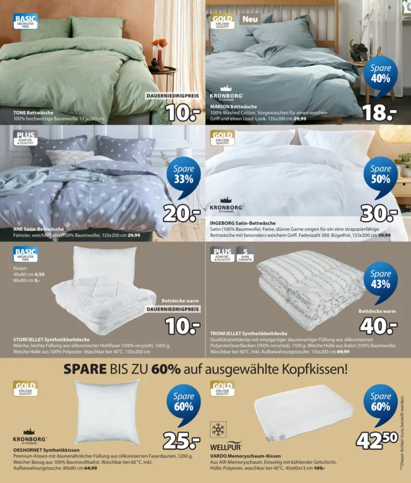 JYSK Prospekt vom 16.03.2026, Seite 9