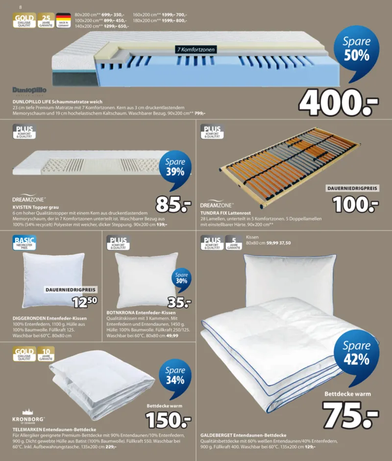 JYSK Prospekt vom 16.03.2026, Seite 8