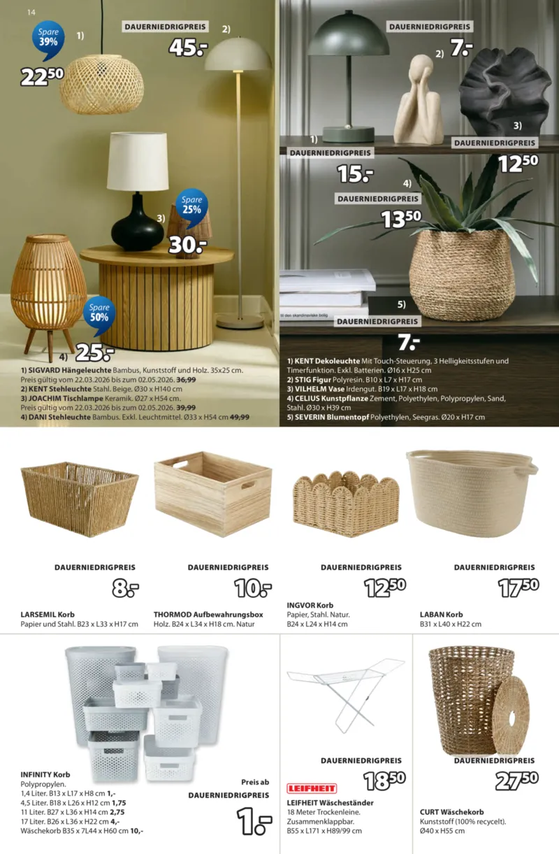 JYSK Prospekt vom 23.03.2026, Seite 14