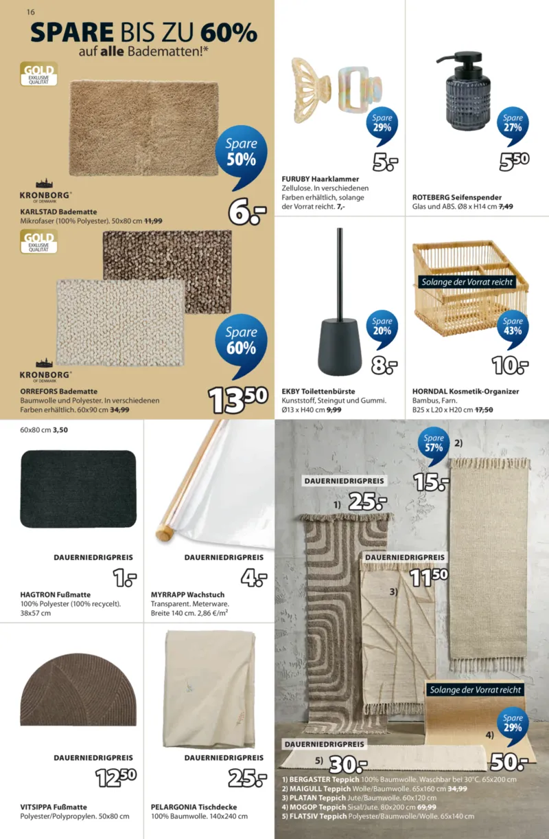 JYSK Prospekt vom 23.03.2026, Seite 16