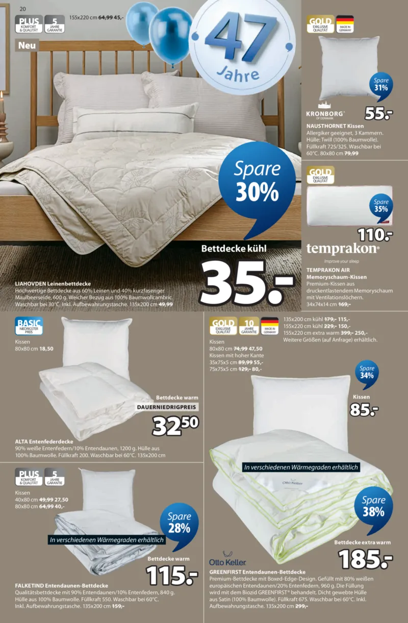 JYSK Prospekt vom 23.03.2026, Seite 20