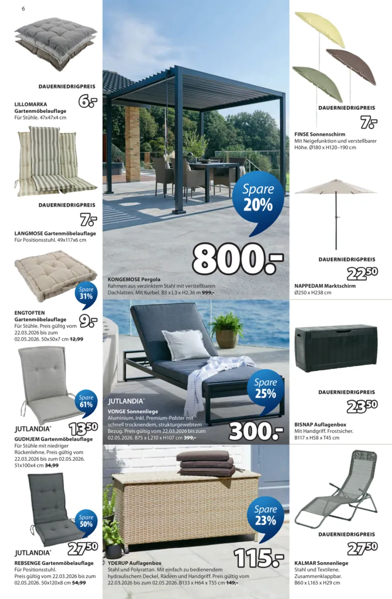 JYSK Prospekt vom 23.03.2026, Seite 6